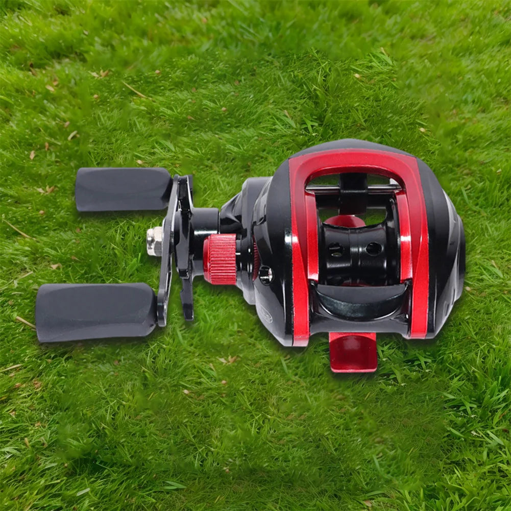 Baitcasting Fishing Reel Magnetic Brake System High Speed Fishing Reel Right Left Hand Fishing Wheel for Fresh Saltwater