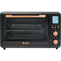 Haden Countertop 6 Slice Toaster Oven Air Fryer Combo for Kitchen, Black/Copper