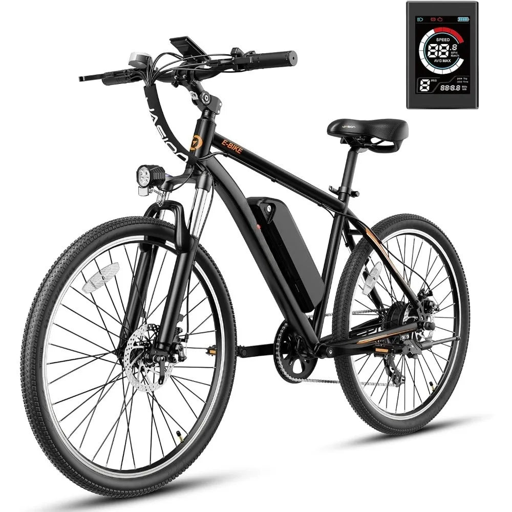 Electric Bike for Adults with Peak 750W Brushless Motor,40Miles 20MPH Commuting Electric Mountain Bike with 360Wh Removable