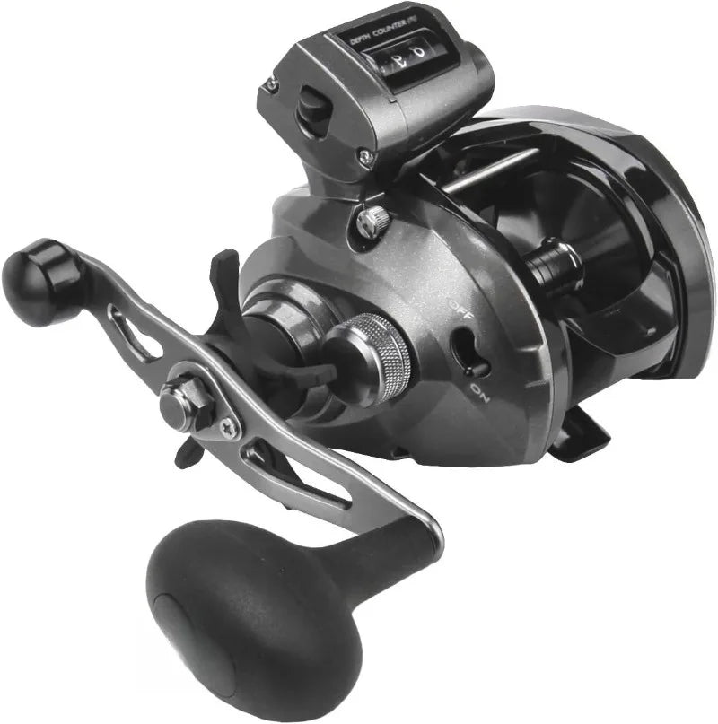 Convector Low Profile Line Counter Graphite Frame Trolling Reel