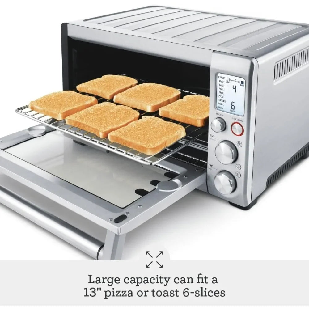 Convection Toaster Oven, Small Electric Countertop Oven, BOV800XL, Brushed Stainless Steel