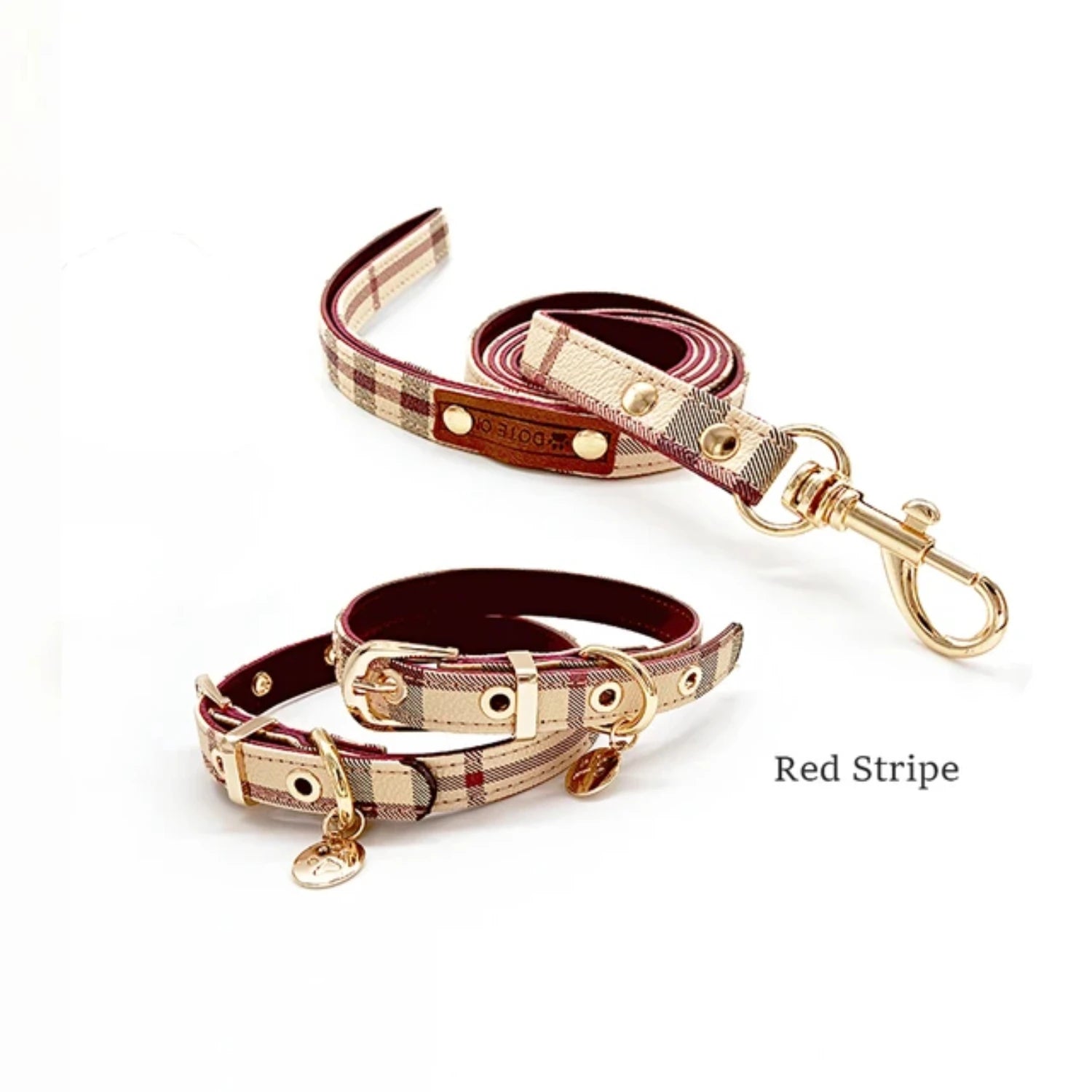 Pet Collar and Leash Set Leather Fashion Adjustable Collars  Dogs Pet Supplies Collars  Medium and Large Dogs Gift  Dog Dog car