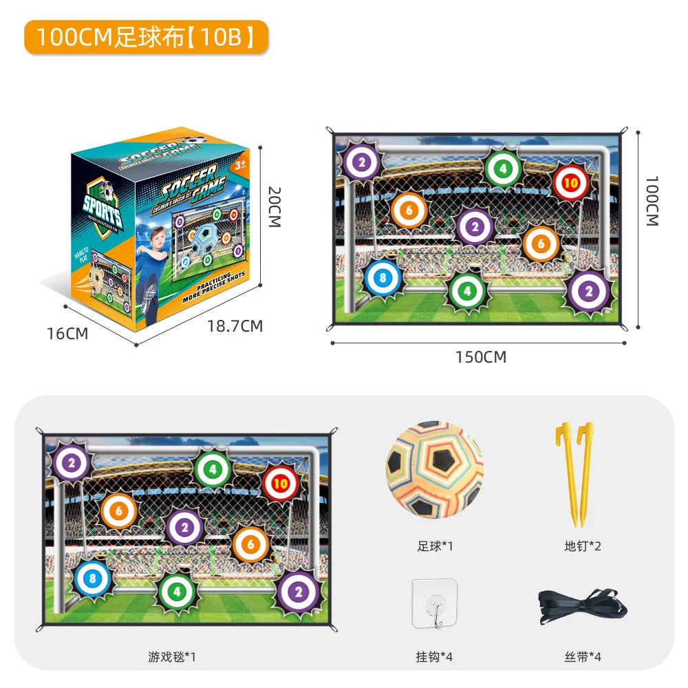 Children's indoor And Outdoor Interactive Football Toys Competitive Games Sticky Balls Fabric Art Nine Grid Target Gifts