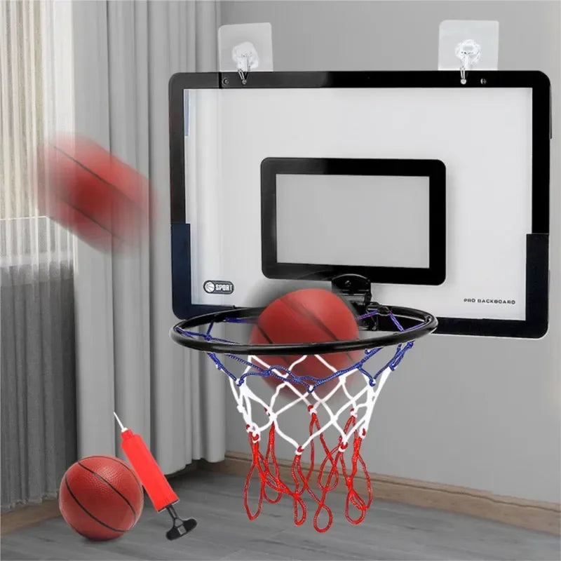 Indoor children's safety and fun games children's home sports basketball set wall bracket non perforated basketball frame