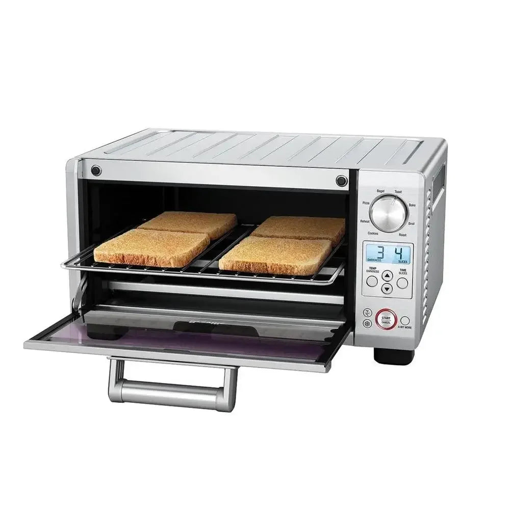 Countertop Mini Smart Oven Toaster Oven 8 Cooking Functions Element iQ System 1800W Easy Clean Non Stick LCD Display Accessories
