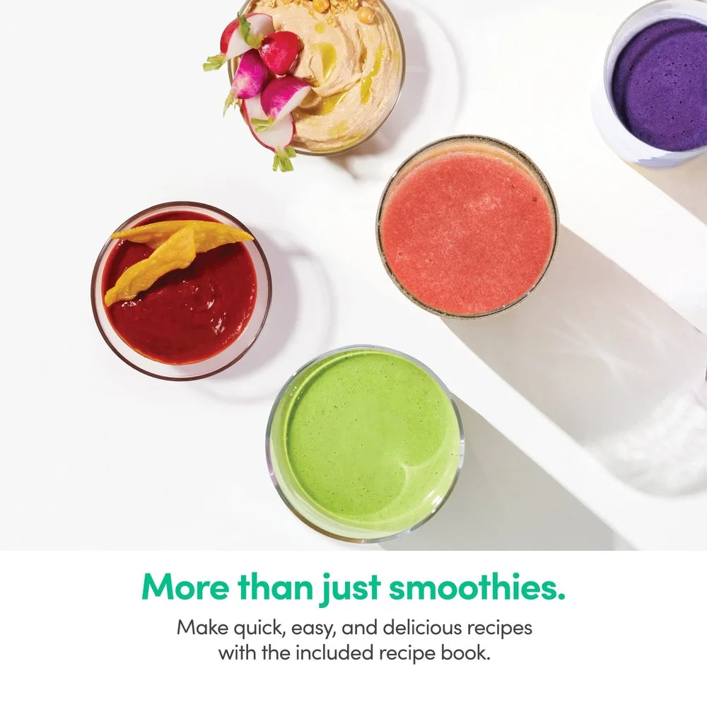 600W Personal Blender 24oz Cup Smoothie Maker Nutrient Extraction Stainless Steel Blade Fast Blending To-Go Lid User Guide