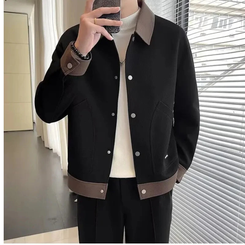 Autumn Men's Clothes Baseball Uniforms Men's Casual Coat Mens Clothing New in Jackets Man Anorak Coats Windbreaker Winter Male
