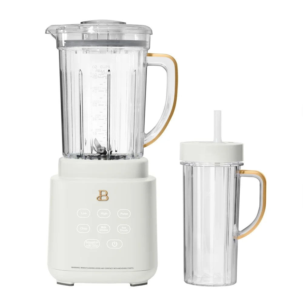 Powerful 700W Blender with PrecisionSense Technology 50oz Tritan Jar 20oz To-Go Cup Auto-Detect Speed 3 Speeds 4 Pre-Sets