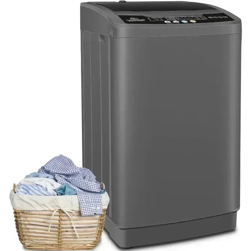 PMD4-Nictemaw Portable Washing Machine,17.8Lbs Capacity Full-Automatic Portable Washer,2.4Cu.ft Washer,