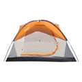 2/6 Family Camping Tents, Outdoor Double Layers Waterproof Windproof with Top Roof Rainproof and Large Mesh Windows Portable