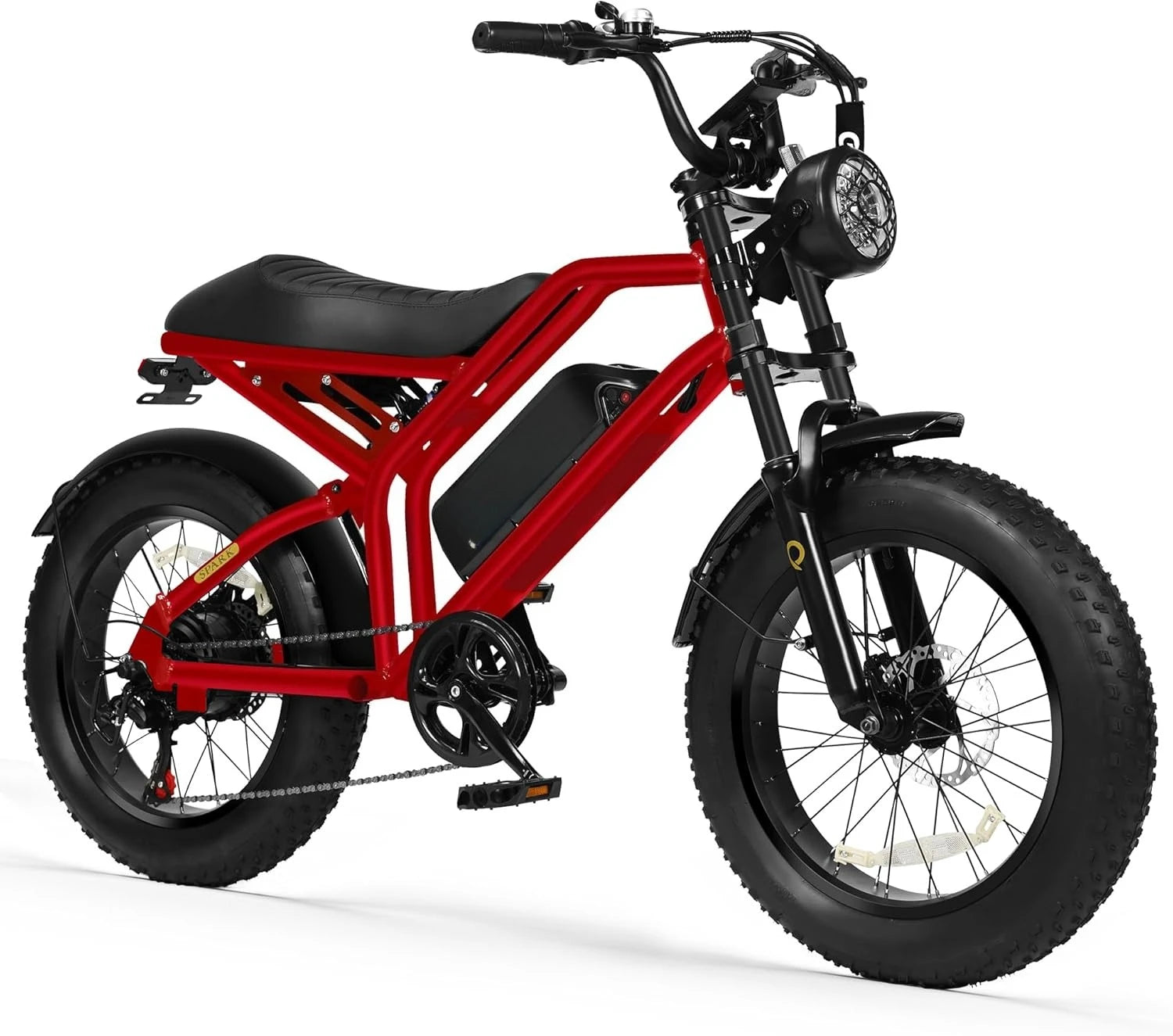 Electric Bike for Adults-1500W Peak Motor 20" Fat Tires 28MPH(Unlock to 35MPH) EBike Moped, 624-1248Wh Removable Battery