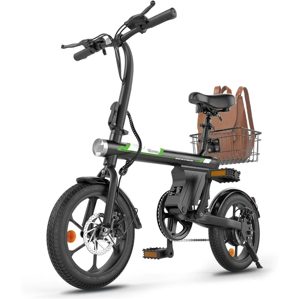Electric Bike 500W Motor, 20 mph Folding Ebike, Adult Electric Bicycles | with Smart Uphill | 280.8Wh/374.4Wh Battery
