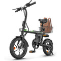 Electric Bike 500W Motor, 20 mph Folding Ebike, Adult Electric Bicycles | with Smart Uphill | 280.8Wh/374.4Wh Battery