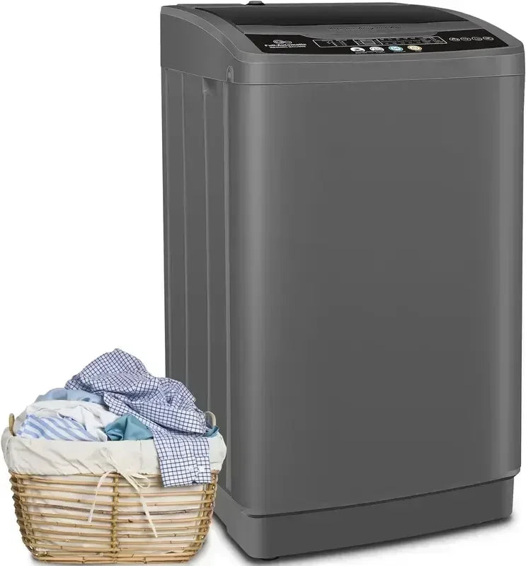 PMD4-Nictemaw Portable Washing Machine,17.8Lbs Capacity Full-Automatic Portable Washer,2.4Cu.ft Washer,