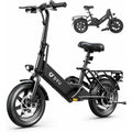 outdoor furniture Folding Electric Bicycle,CommuterCity E-Bike 3 Levels Assist,Disc Brakes,14/16 Foldable ebike with Pedals