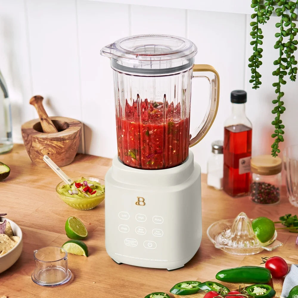 Powerful 700W Blender with PrecisionSense Technology 50oz Tritan Jar 20oz To-Go Cup Auto-Detect Speed 3 Speeds 4 Pre-Sets