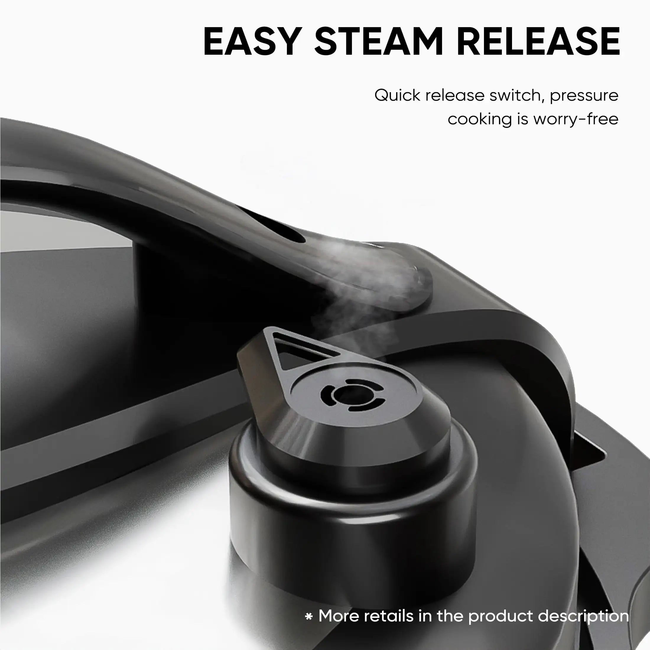 Instant Cooker 8 Quart 7-in-1 Electric Pressure Cooker Multi-Function Features & Stainless Steel Pot