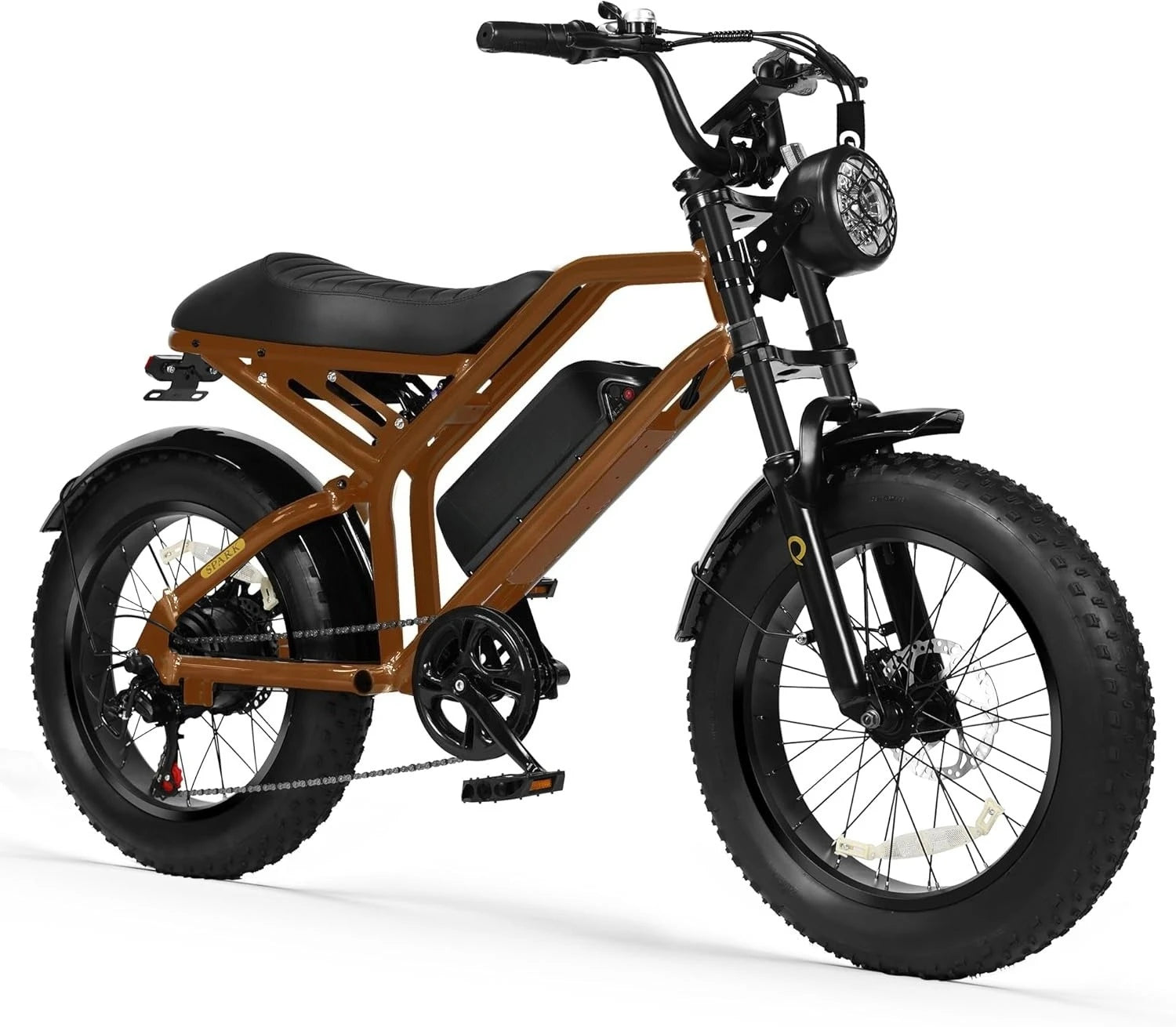 Electric Bike for Adults-1500W Peak Motor 20" Fat Tires 28MPH(Unlock to 35MPH) EBike Moped, 624-1248Wh Removable Battery