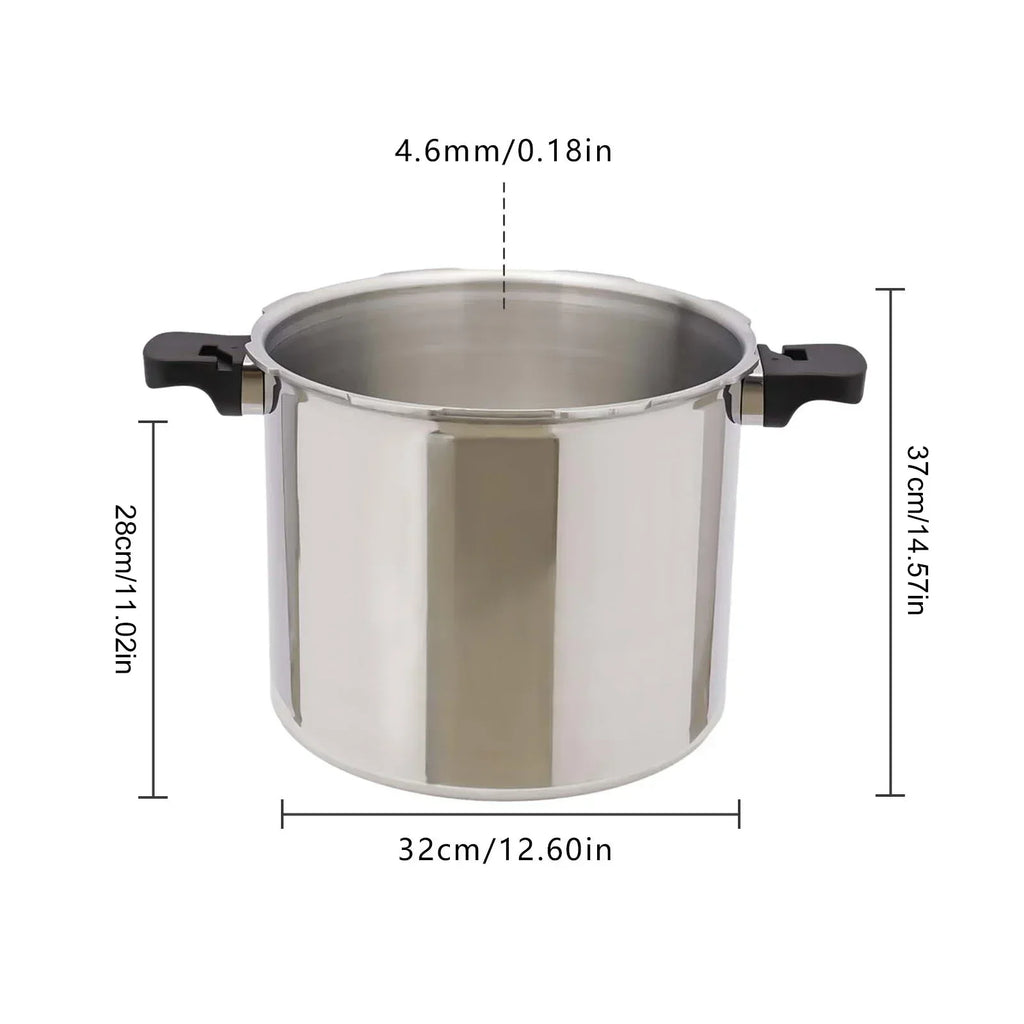 23 Quart Pressure Canner Cooker, 11psi Aluminum Pressure Cooker with Gauge Release Valve 22L Large Capacity Stainless Steel