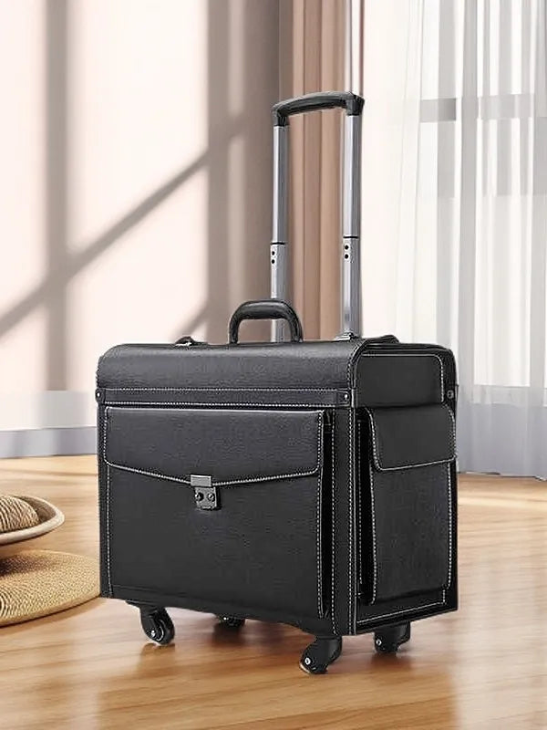 Pilot suitcase, flight attendant travel case, train attendant luggage, lawyer business carry-on case, equipment box, money box,