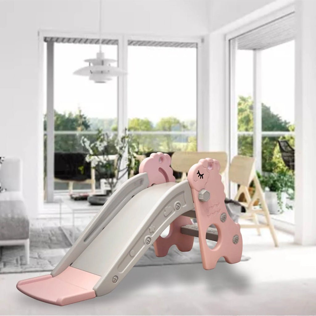 Indoor Slide  Kids Indoor Sliding Slide Freestanding Folding 2 Stairs Stable Base Climber Play Slide for Toddlers Kids Slide