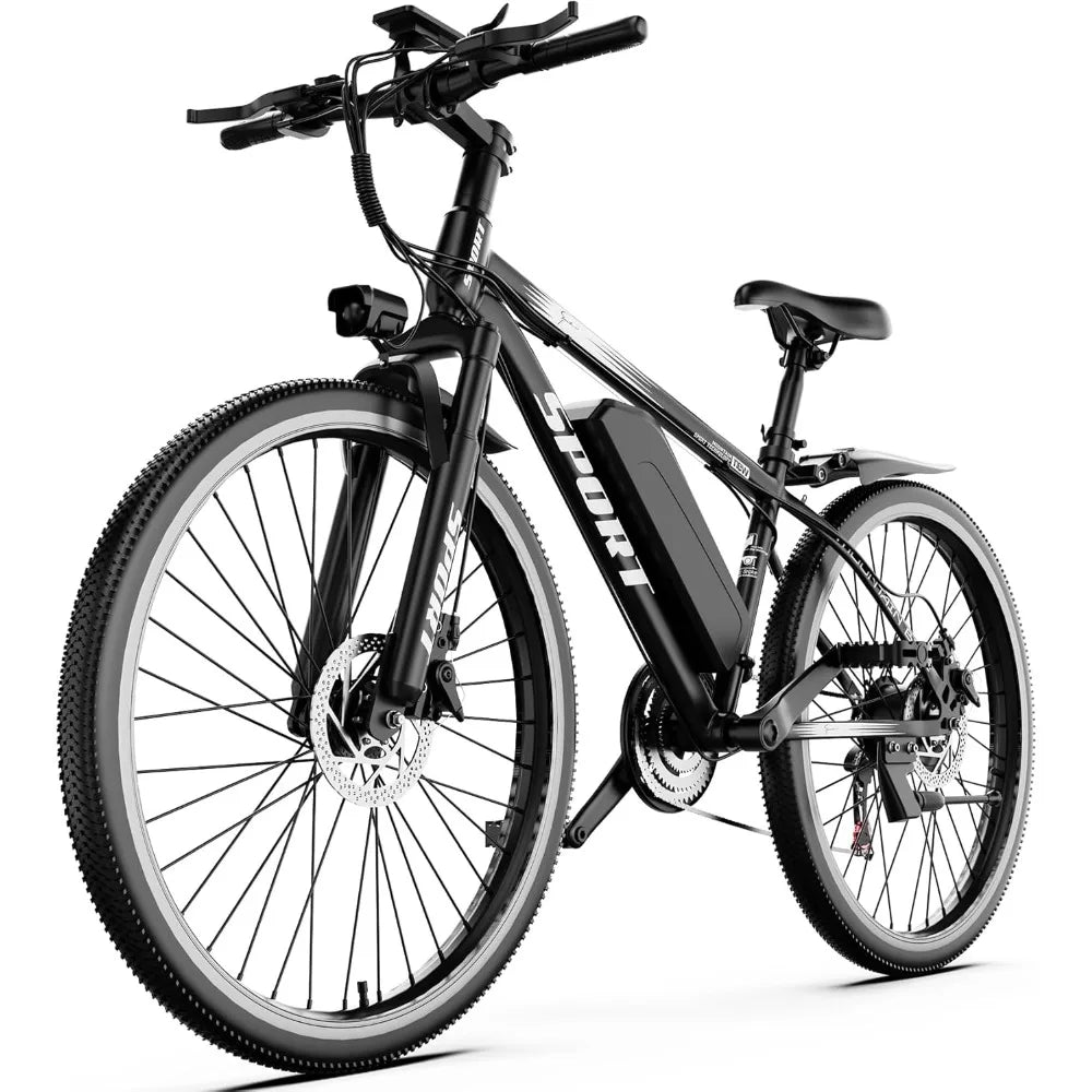 Electric Bike for Adults, 1500W Peak Mountain Ebike with 28 MPH, 65 Miles Range, 7 Speeds, 48V 10Ah Removable Battery Ebike