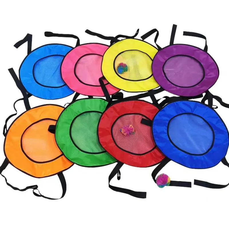 Children Outdoor Fun Sports Games Toss And Catch Ball Set Two Player Interactive Sensory Integration Toys Juegos Exterior