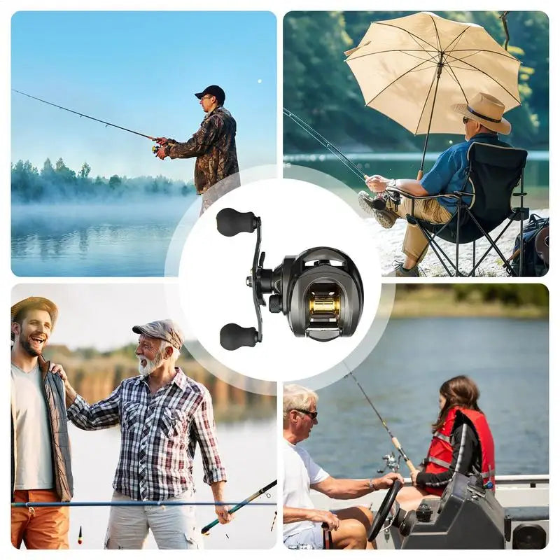 Baitcasting Reel Conventional Reel For Catfish Outdoor Fish Activity Tools For Freshwater Saltwater Recreational Activity