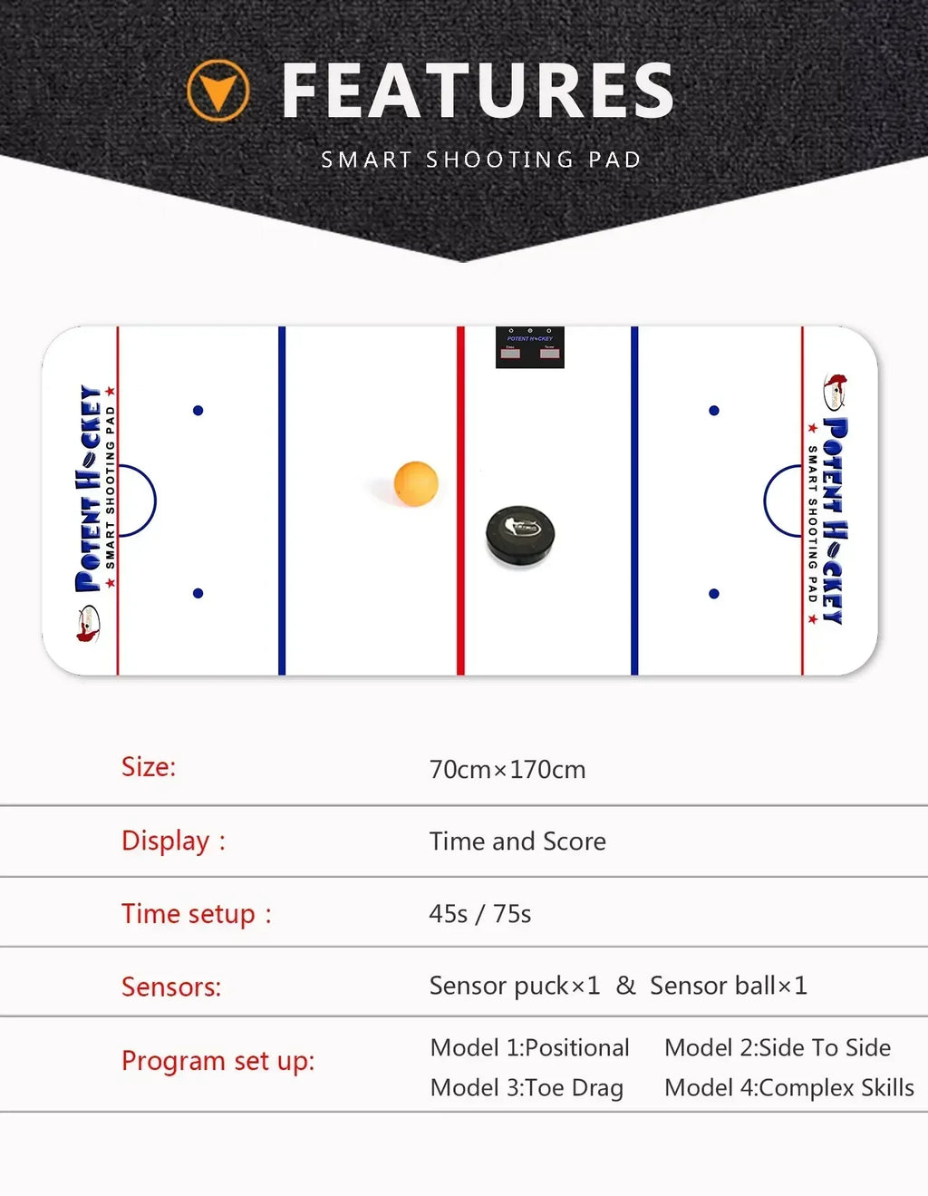 Wholesale High Quality Athlete Indoor Simulation 4 Games Shooting Pad