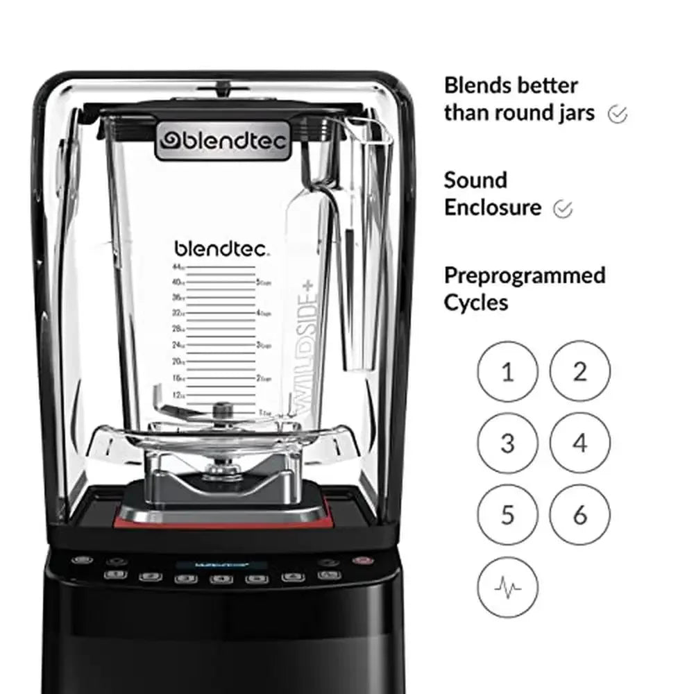 Professional Blender Stealth 885 Quiet Power Self-Cleaning 42 Cycles BPA-Free WildSide Jar Made in USA