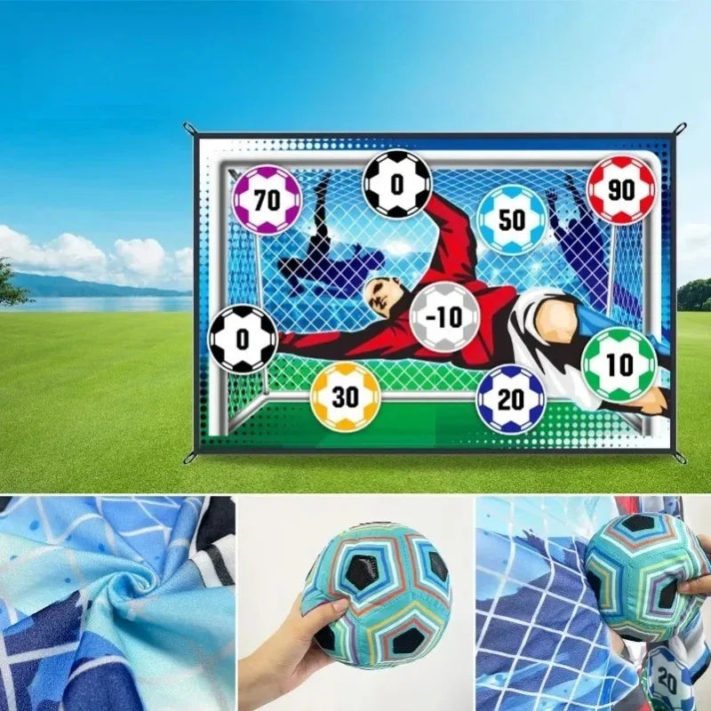 Soccer Game Mat Set Outdoor Indoor Soccer Toys Multiplayer  Football Training Boy GiftsMultiplayer Competitive Soccer Games