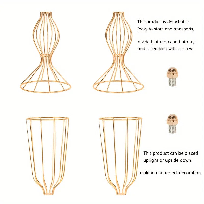 2/10 23.6in High Vases, Wedding Centerpiece Display, Anniversary, Home Decoration, Halloween Christmas Decoration