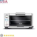 Countertop Mini Smart Oven Toaster Oven 8 Cooking Functions Element iQ System 1800W Easy Clean Non Stick LCD Display Accessories