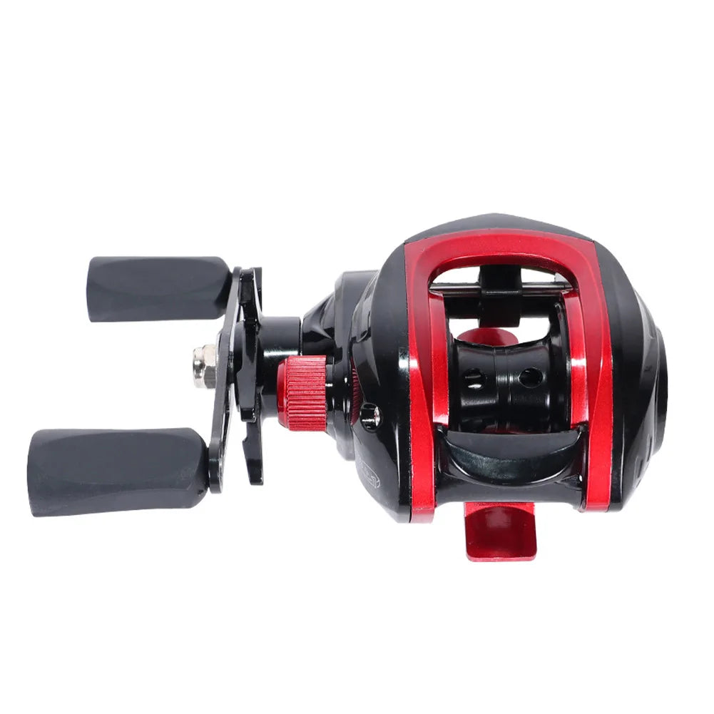Baitcasting Fishing Reel Magnetic Brake System High Speed Fishing Reel Right Left Hand Fishing Wheel for Fresh Saltwater