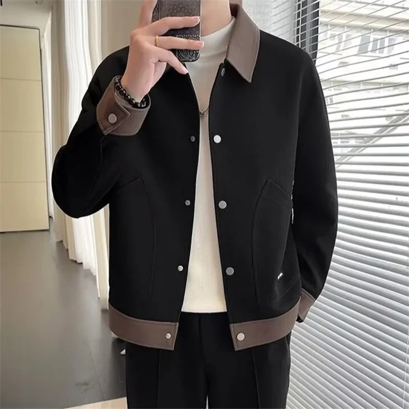 Autumn Men's Clothes Baseball Uniforms Men's Casual Coat Mens Clothing New in Jackets Man Anorak Coats Windbreaker Winter Male
