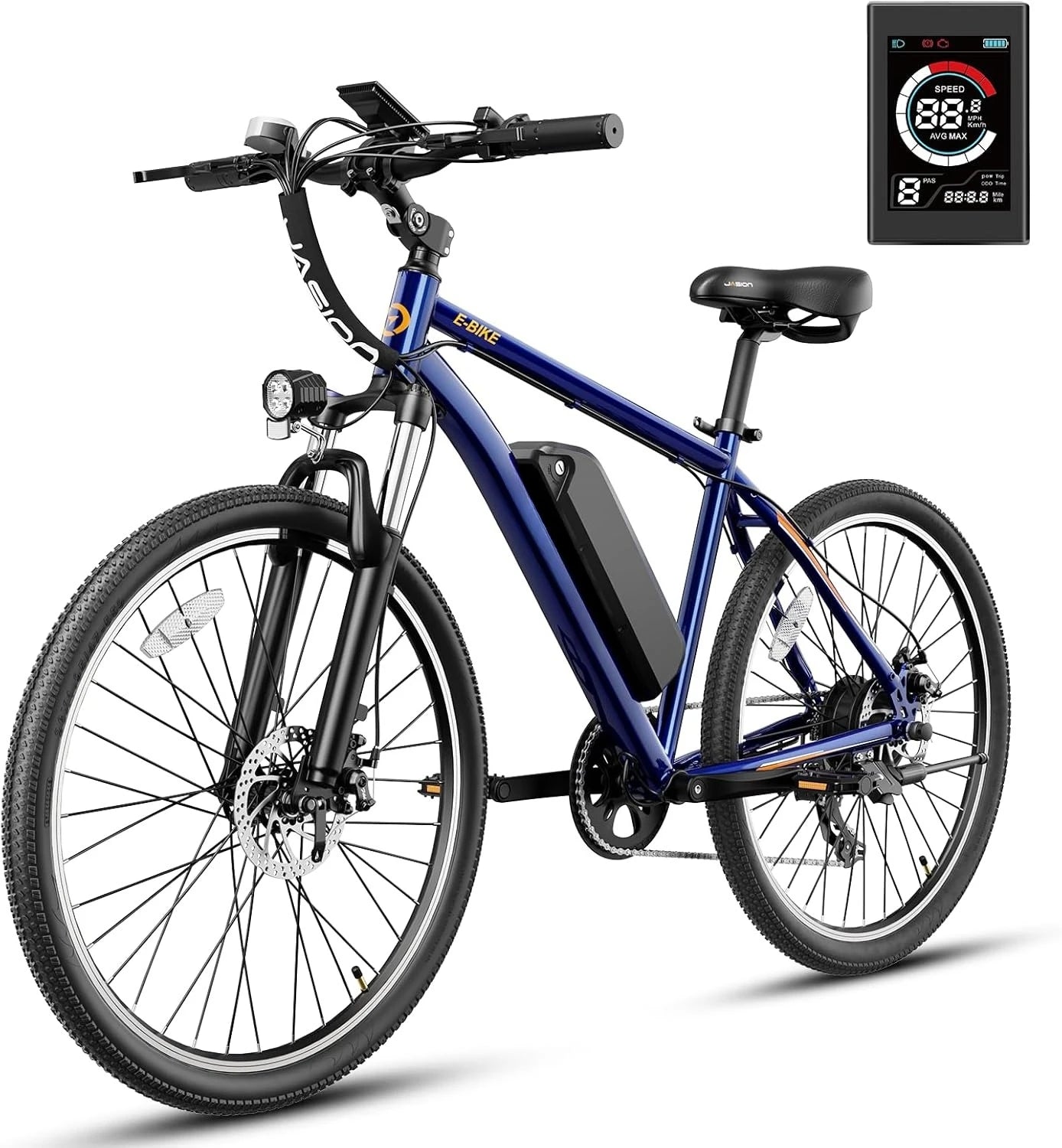 Electric Bike for Adults with Peak 750W Brushless Motor,40Miles 20MPH Commuting Electric Mountain Bike with 360Wh Removable