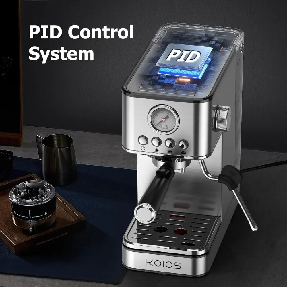 Espresso Machines, Upgraded 1200W Espresso Maker with Foaming Steam Wand