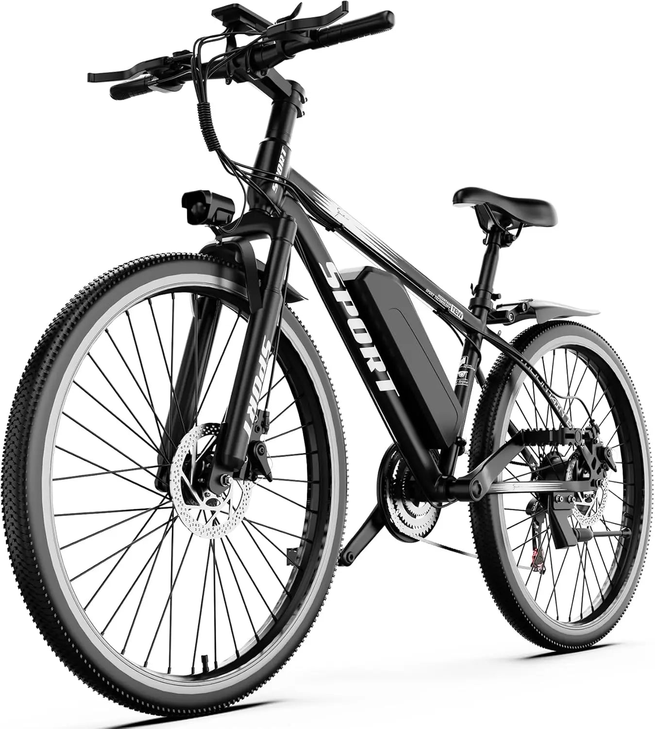 Electric Bike for Adults, 1500W Peak Mountain Ebike with 28 MPH, 65 Miles Range, 7 Speeds, 48V 10Ah Removable Battery Ebike