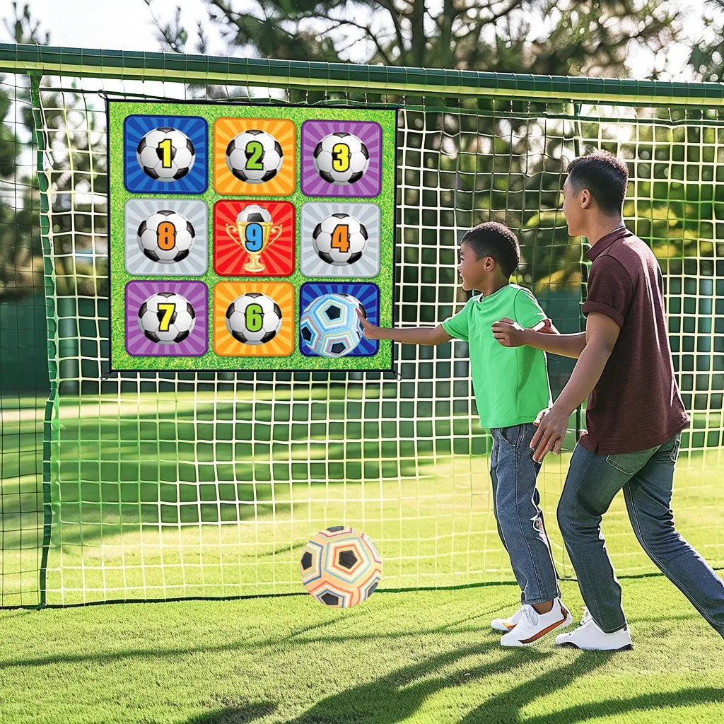 Children's indoor And Outdoor Interactive Football Toys Competitive Games Sticky Balls Fabric Art Nine Grid Target Gifts