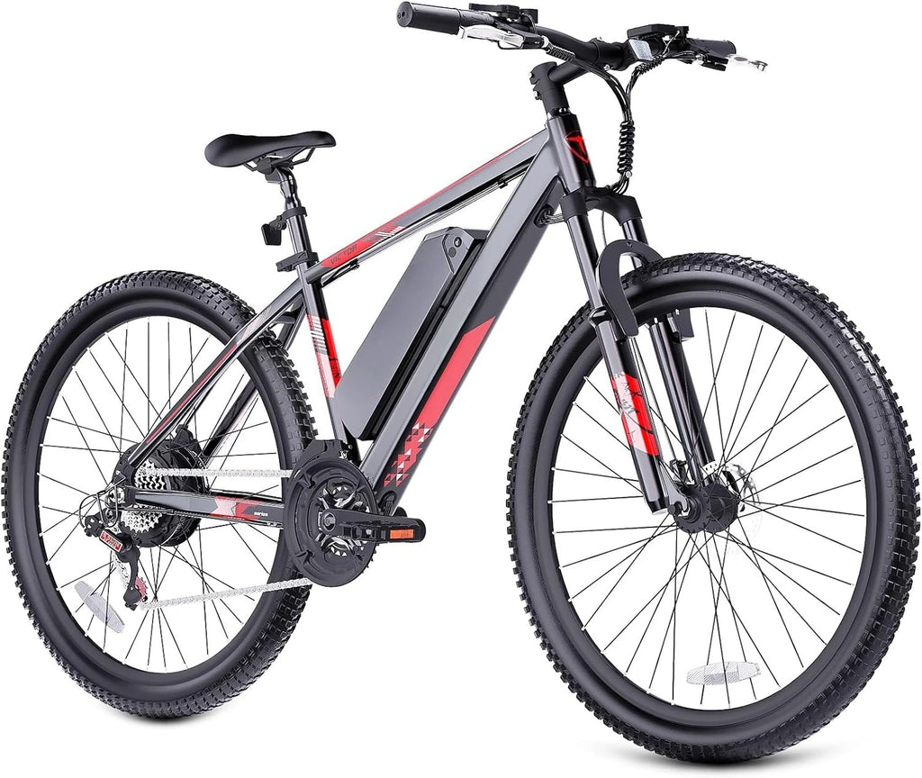 Electric Bike for Adults, 350W 26" Ebike for Teens 21 Speed 20Mph Up to 40Mile with Dual Disc Brake Commute E-Bike E-MTB
