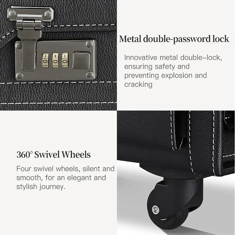 Pilot suitcase, flight attendant travel case, train attendant luggage, lawyer business carry-on case, equipment box, money box,