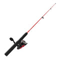 30Inch Durable Fiberglass Fishing Rod and QuickSet AntiReverse Spinning or Spincast Reel Combo Ideal for Dock Fishing Enhanced